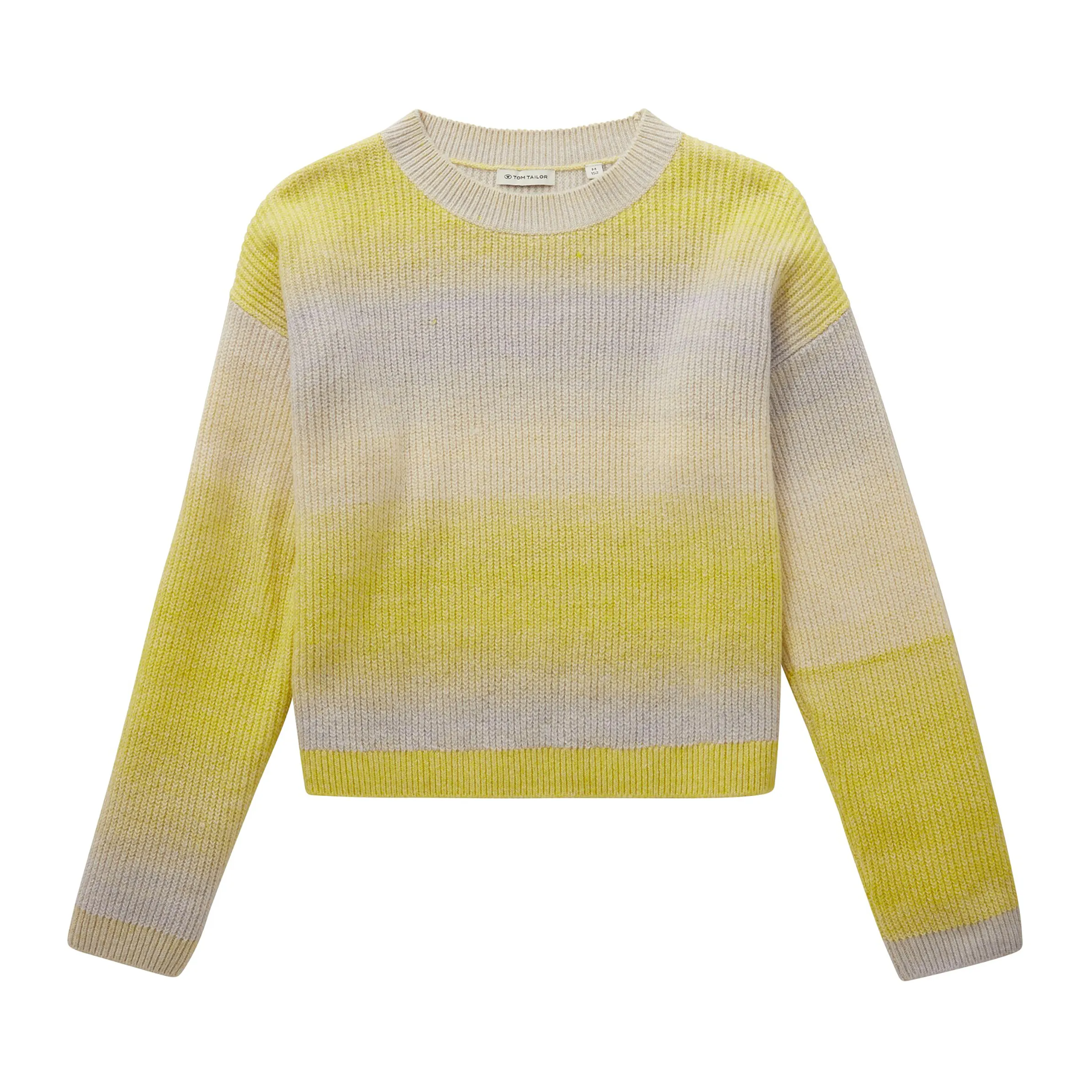 Mädchen Strickpullover in Cropped Optik