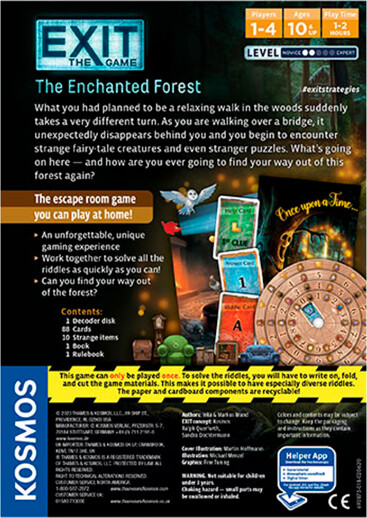 Exit - The Enchanted Forest - Escape Room Brætspil