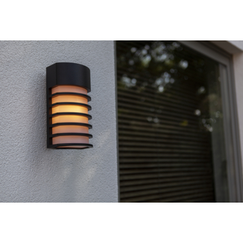 Lutec buitenlamp Fulton zwart