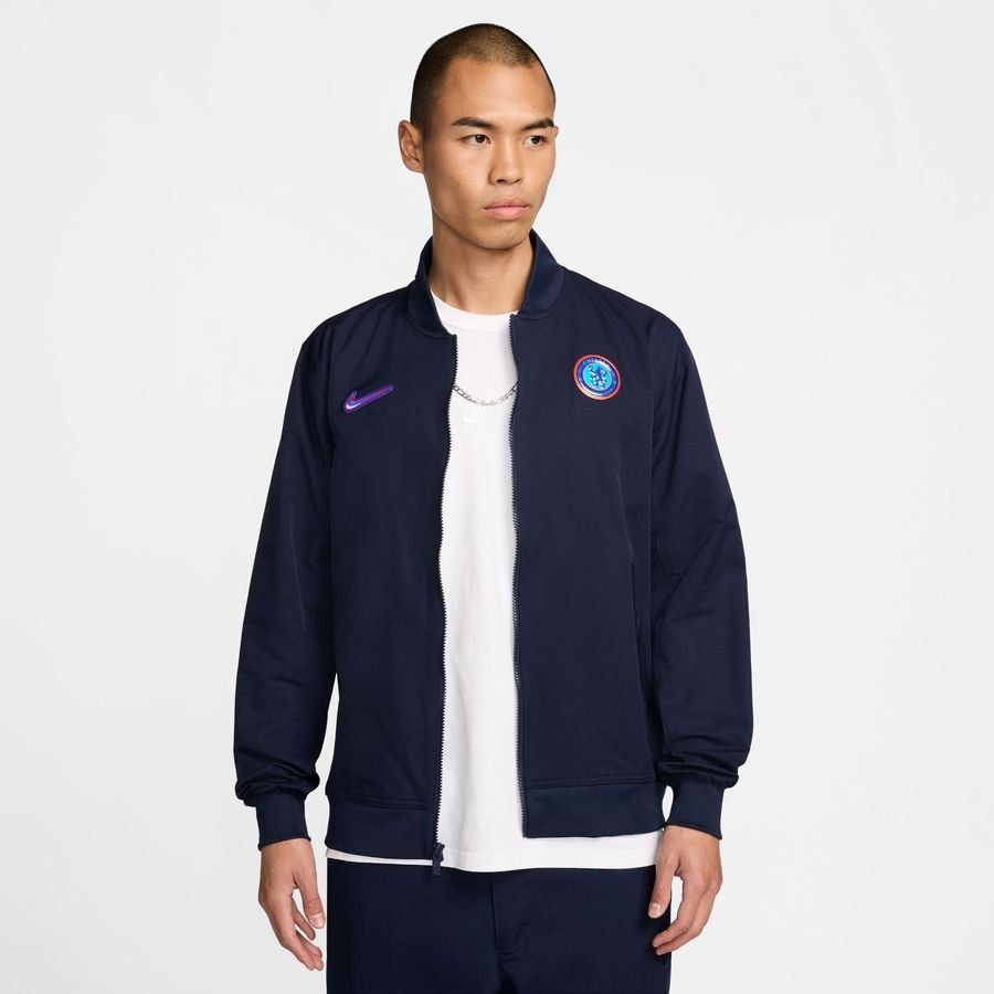 Chelsea Veste NSW Woven Unlined - Bleu Foncé/Blanc