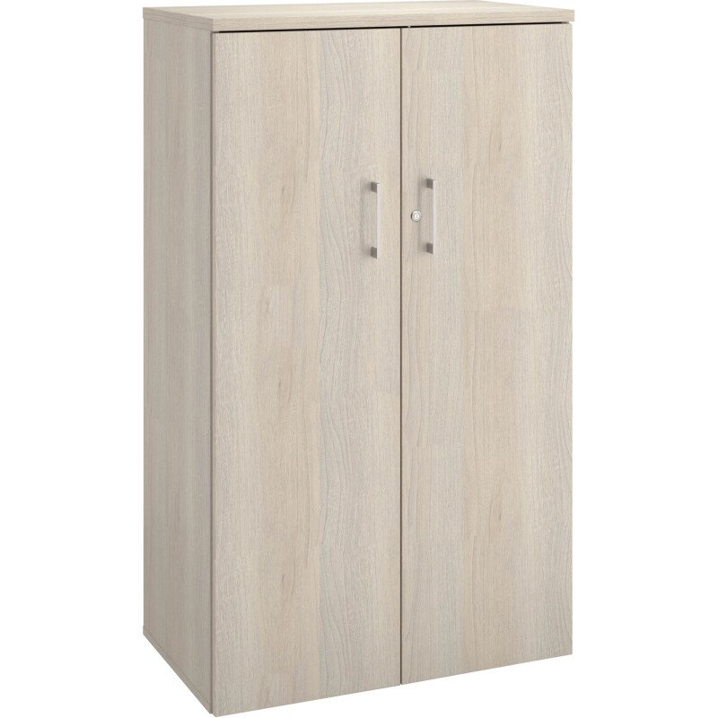 Armoire mi-hauteur bois ECLA H 136 x L 80 cm