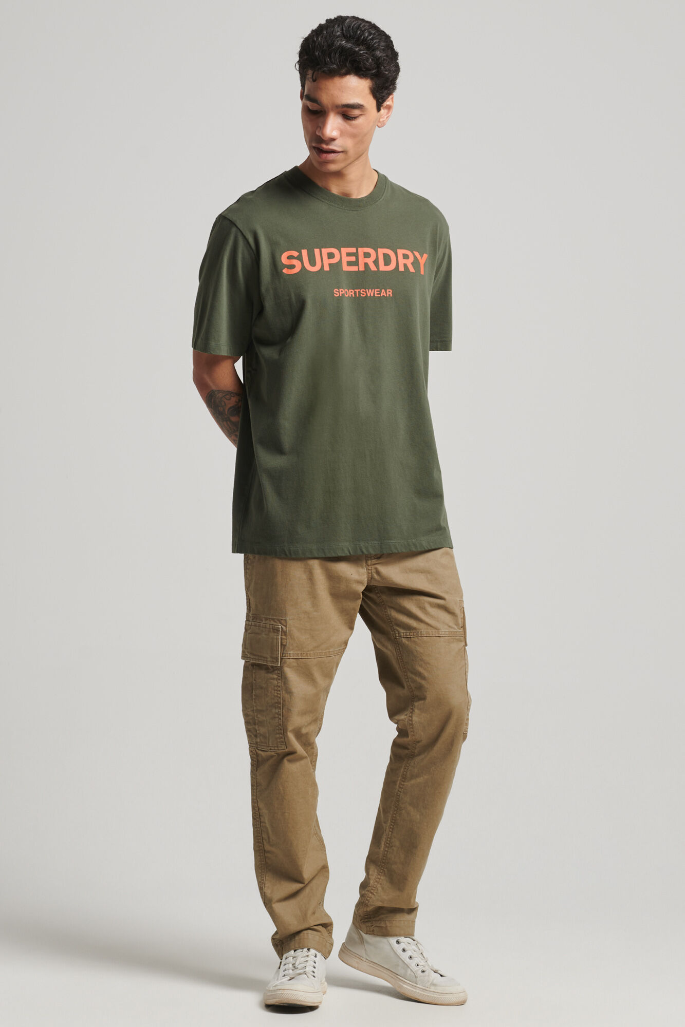 Camiseta Code Core Sport - Cáqui Escuro