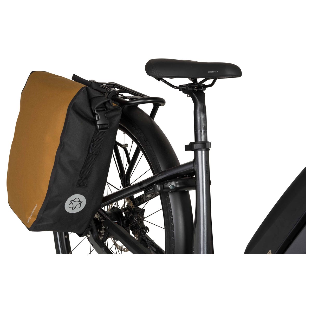 AGU Clean Shelter Click'nGo Large enkele fietstas - Brown