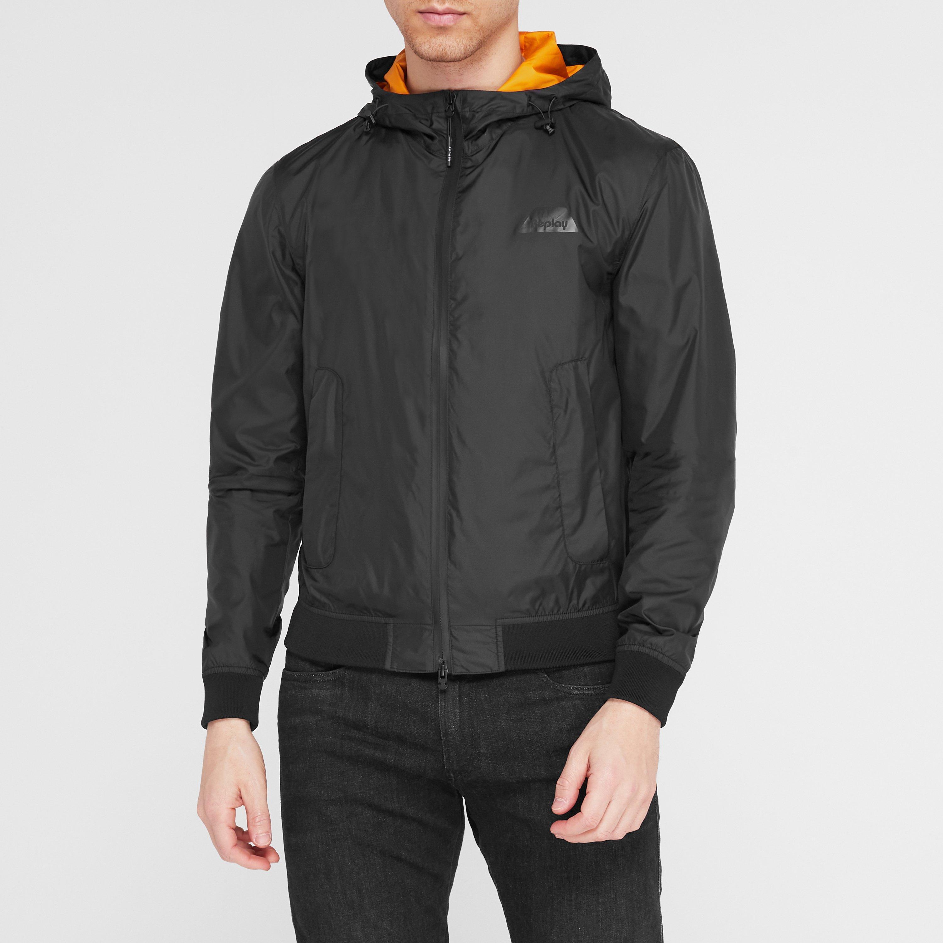 Replay Hooded Bomber Jacket