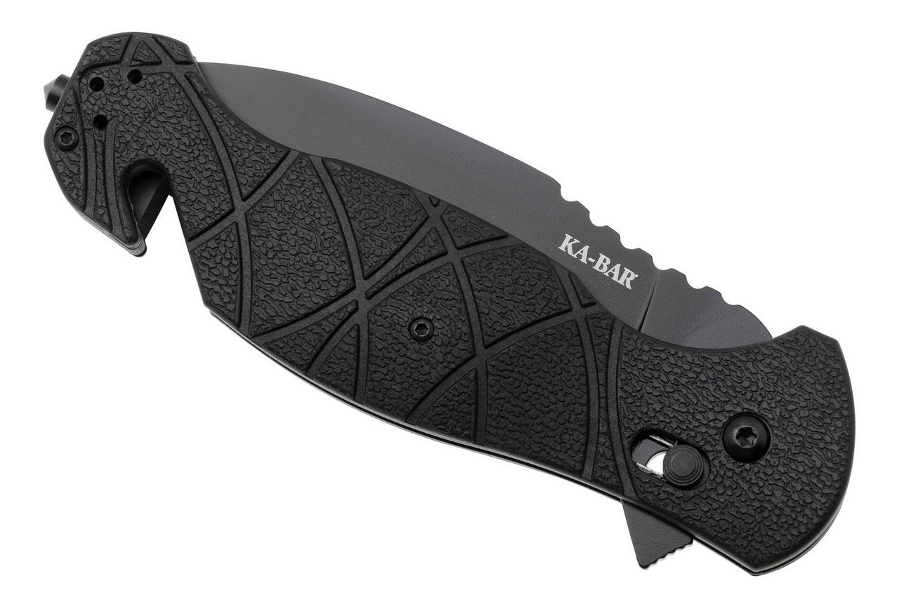 KA-BAR Coytu 3085 Black AUS8A, Black GRN, zakmes