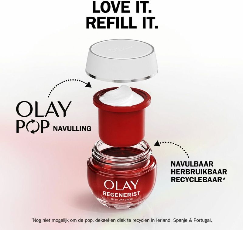 4x Olay Dagcréme Regenerist met SPF30 50 ml