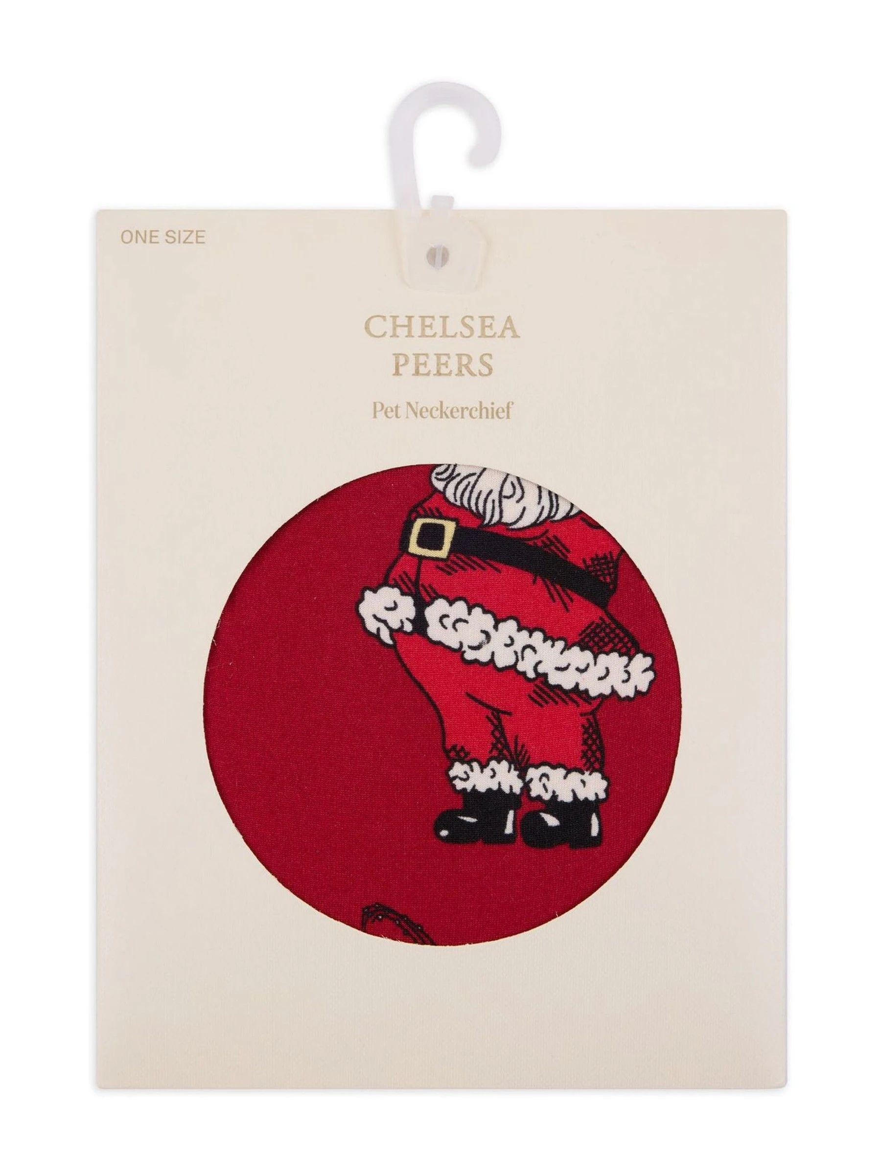 Chelsea Peers Pets Christmas Santa Snowball Print Neckerchief