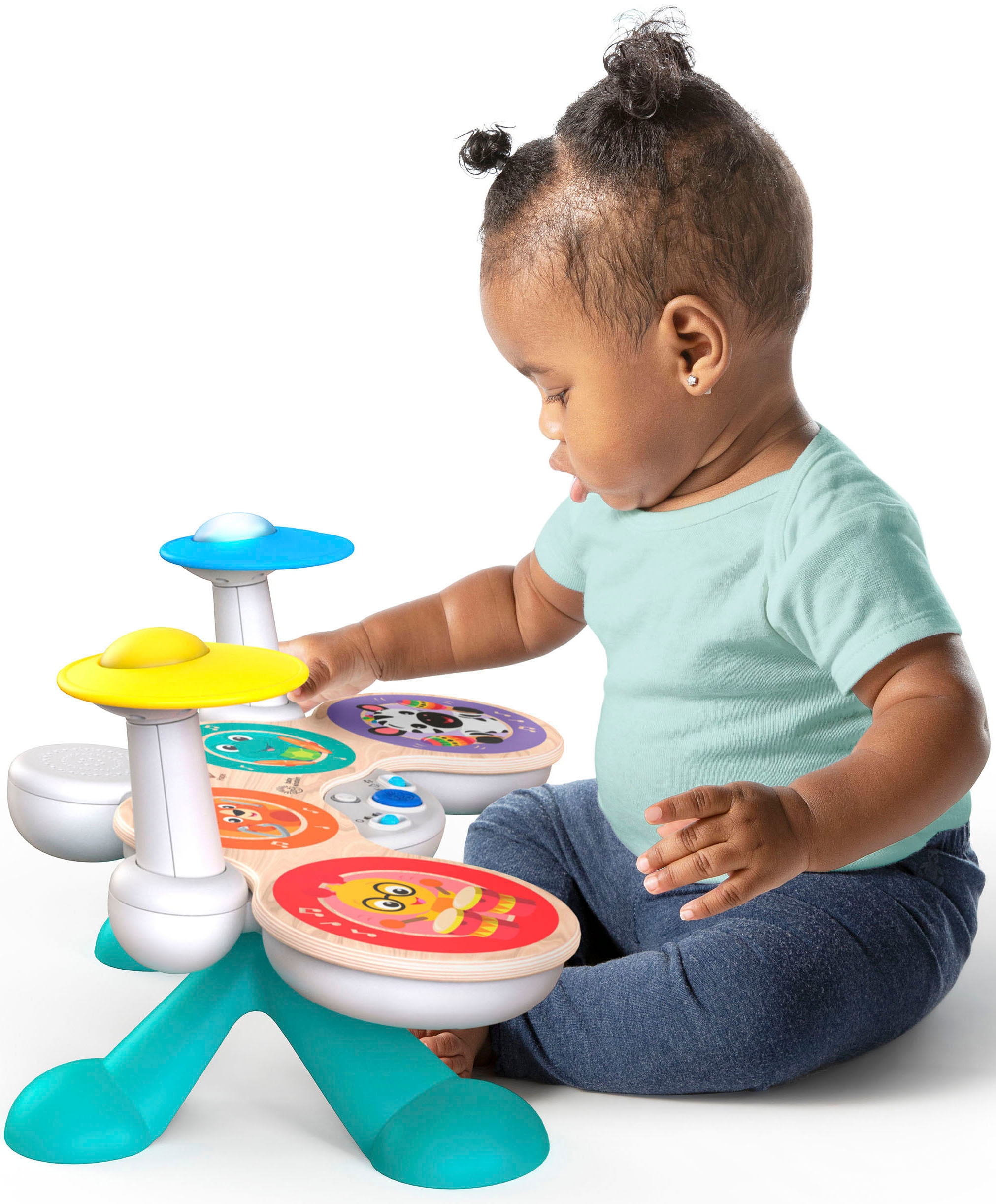 Hape Spielzeug-Musikinstrument »Baby Einstein, Together in Tune Drums™« Connected Magic Touch™