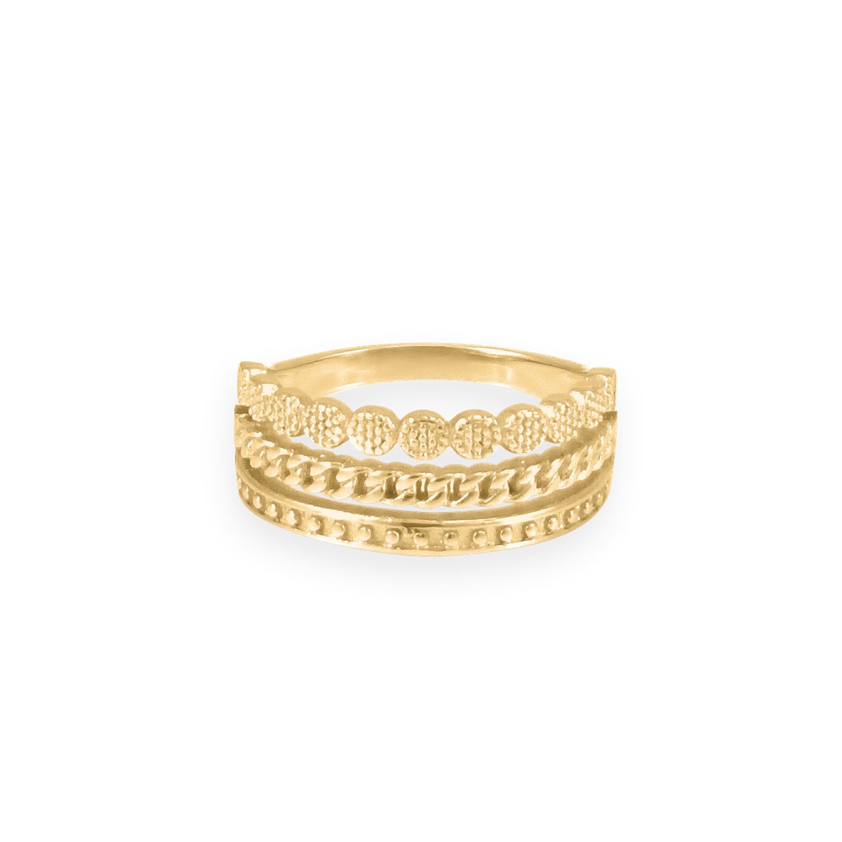 Bague plaquée or