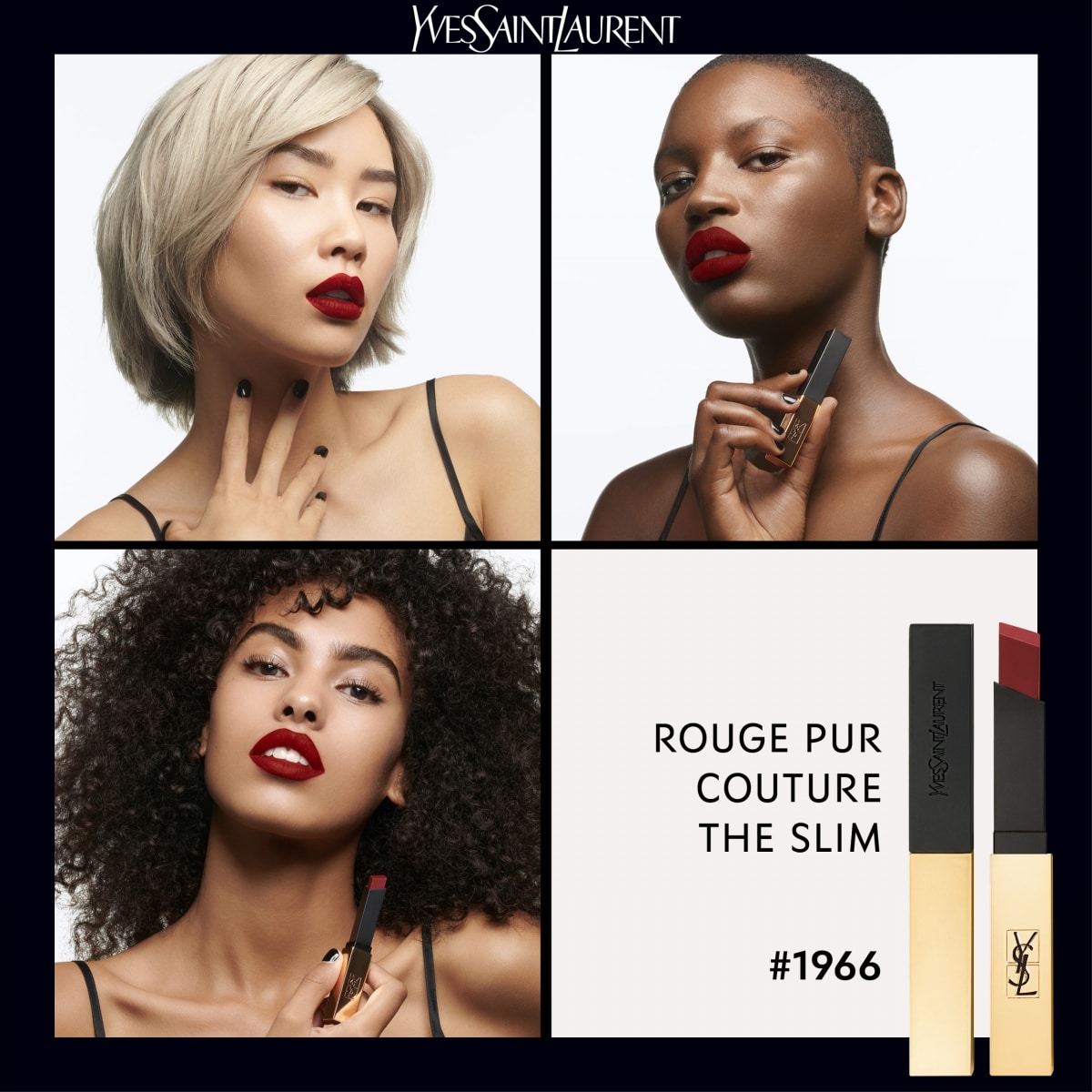 YVES SAINT LAURENT Rouge Pur Couture The Slim Rouge à Lèvres Ultra Mat