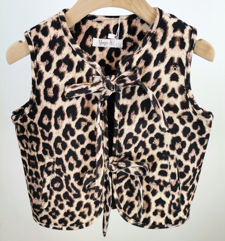 Your leopard gilet