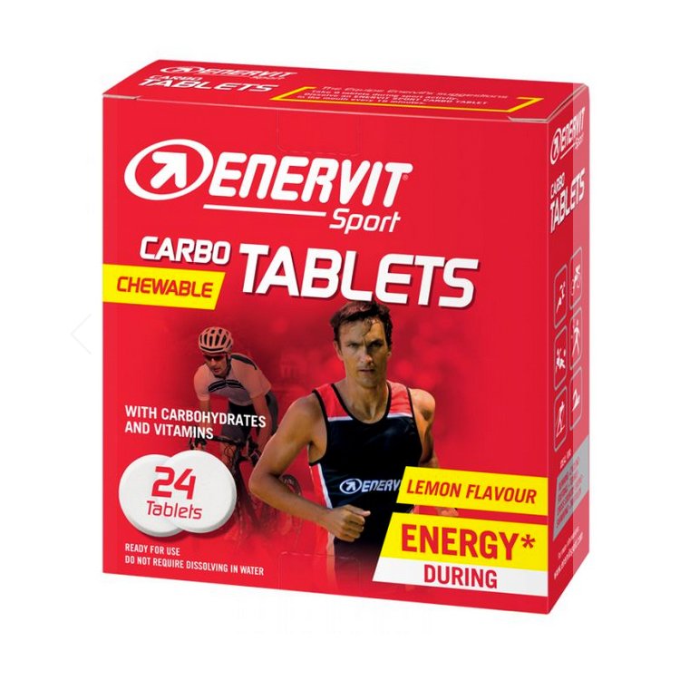 Enervit Carbo energitabletter lemon - 4 g - 24 stk