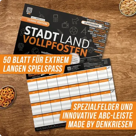 Denkriesen Stadt Land Vollpfosten - Classic Edition 