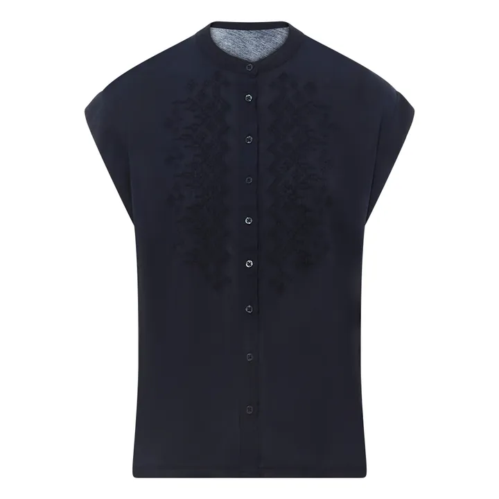 Hartford Blouse Teary | Bleu noir