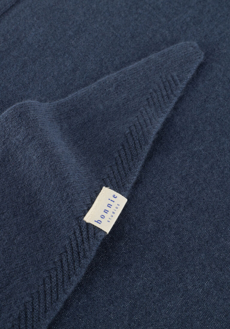 blauwe bonnie studios sjaal bonnie wool scarf