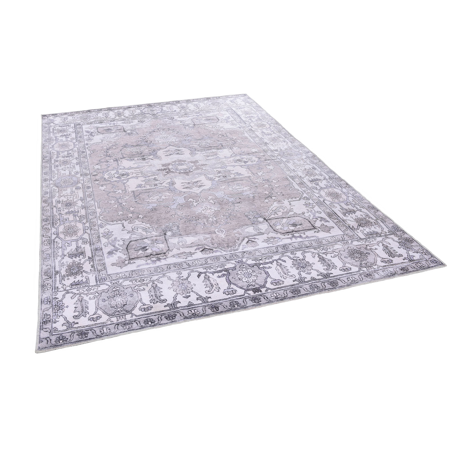 Teppich - beige - gemustert - 40x60 cm