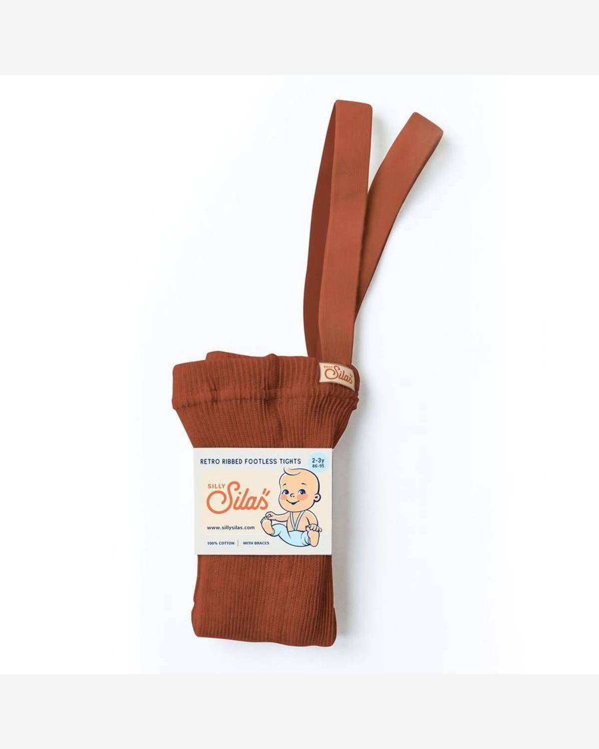 Strømpebukse Rib u/ føtter, m/ seler – Footless Tights