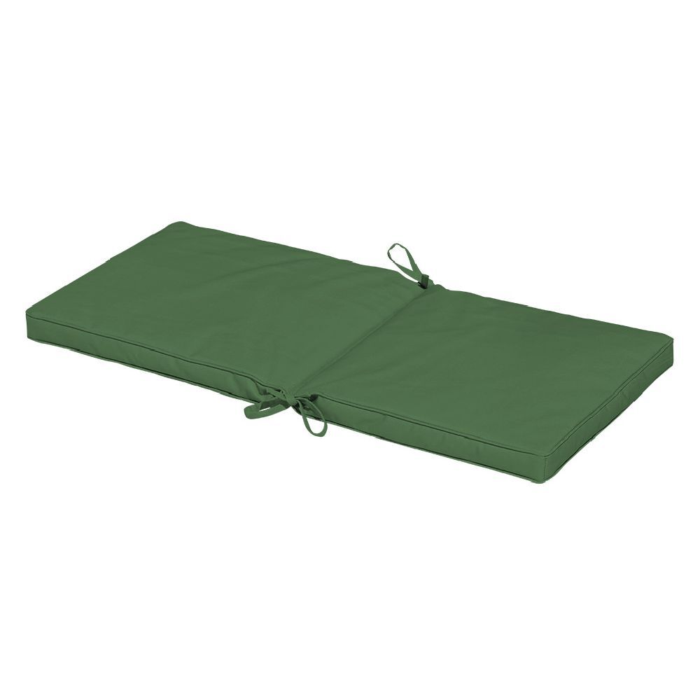 Coussin de fauteuil de jardin uni vert