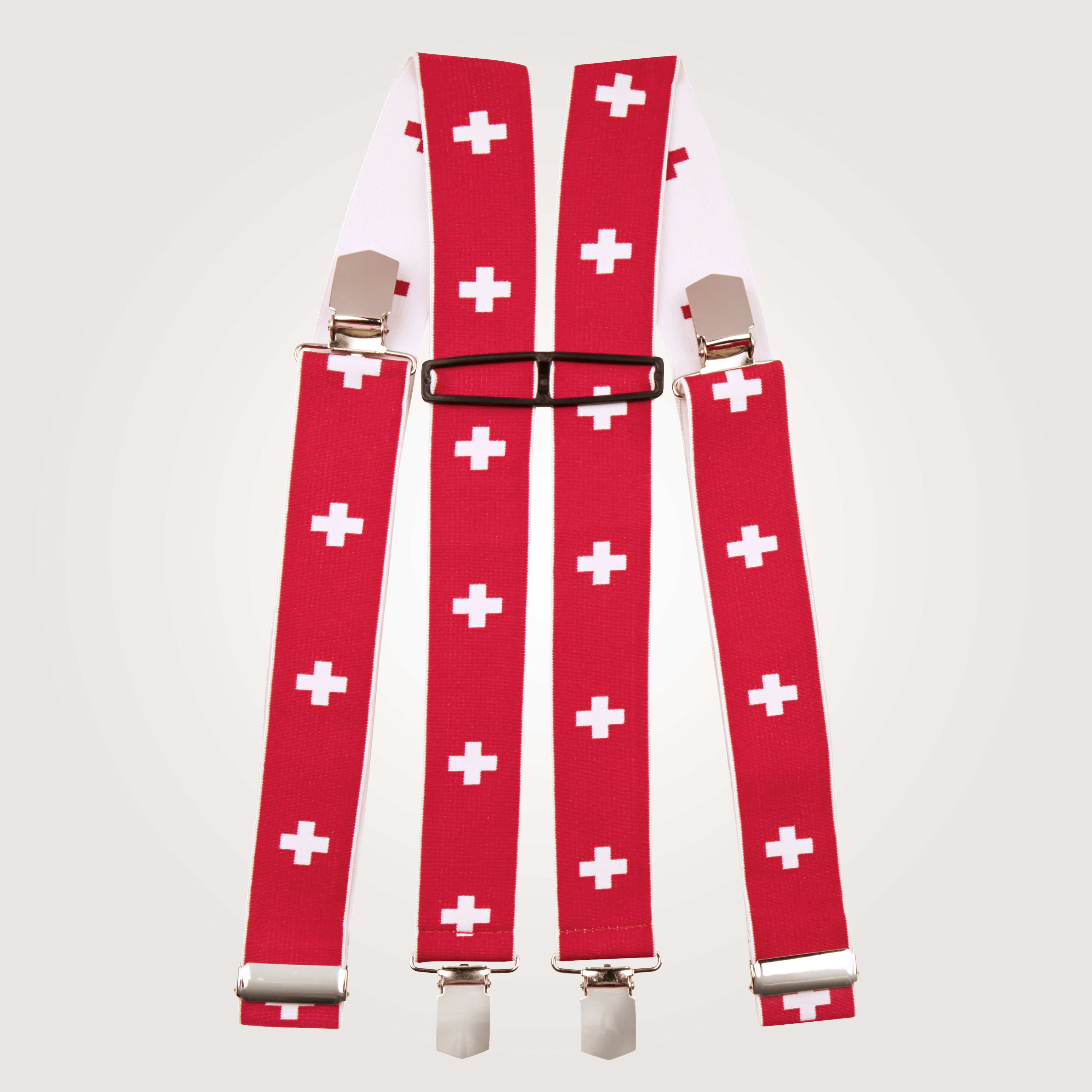 Hosenträger mit Schweizer Kreuz
