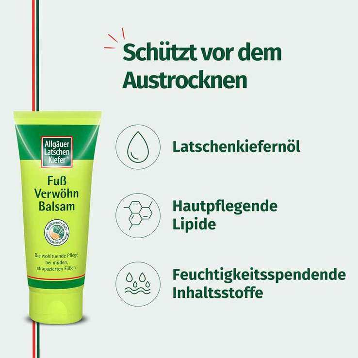 Allgäuer Latschenkiefer Fuss Verwöhnbalsam, 100 ml