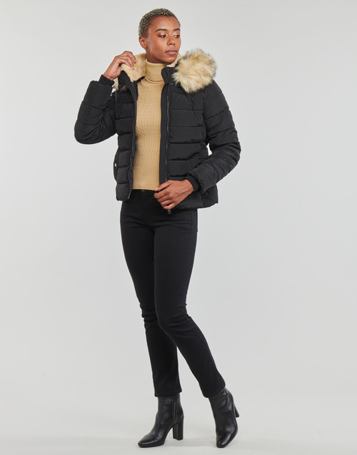 Only - ONLNEWCAMILLA FUR HOOD JACKET CC OTW Negro