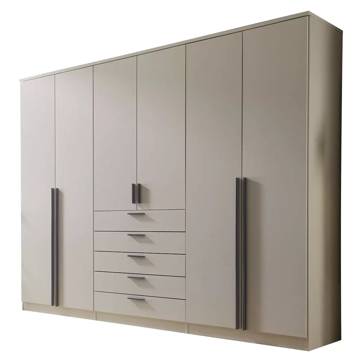 Kleiderschrank 6trg. Arnis Beige
