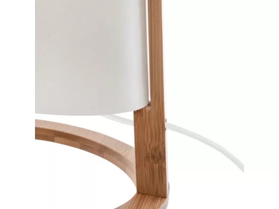 Lampe à poser en Bambou H 26 cm