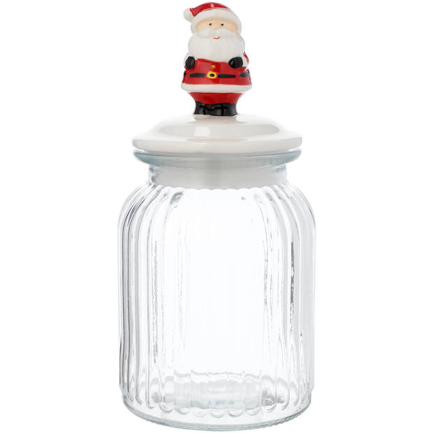 Blokker Jolly Christmas voorraadpot kerstman - 950 ml