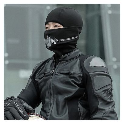 Cache-cou motocycliste en polaire  cagoule  masque facial pour l'hiver