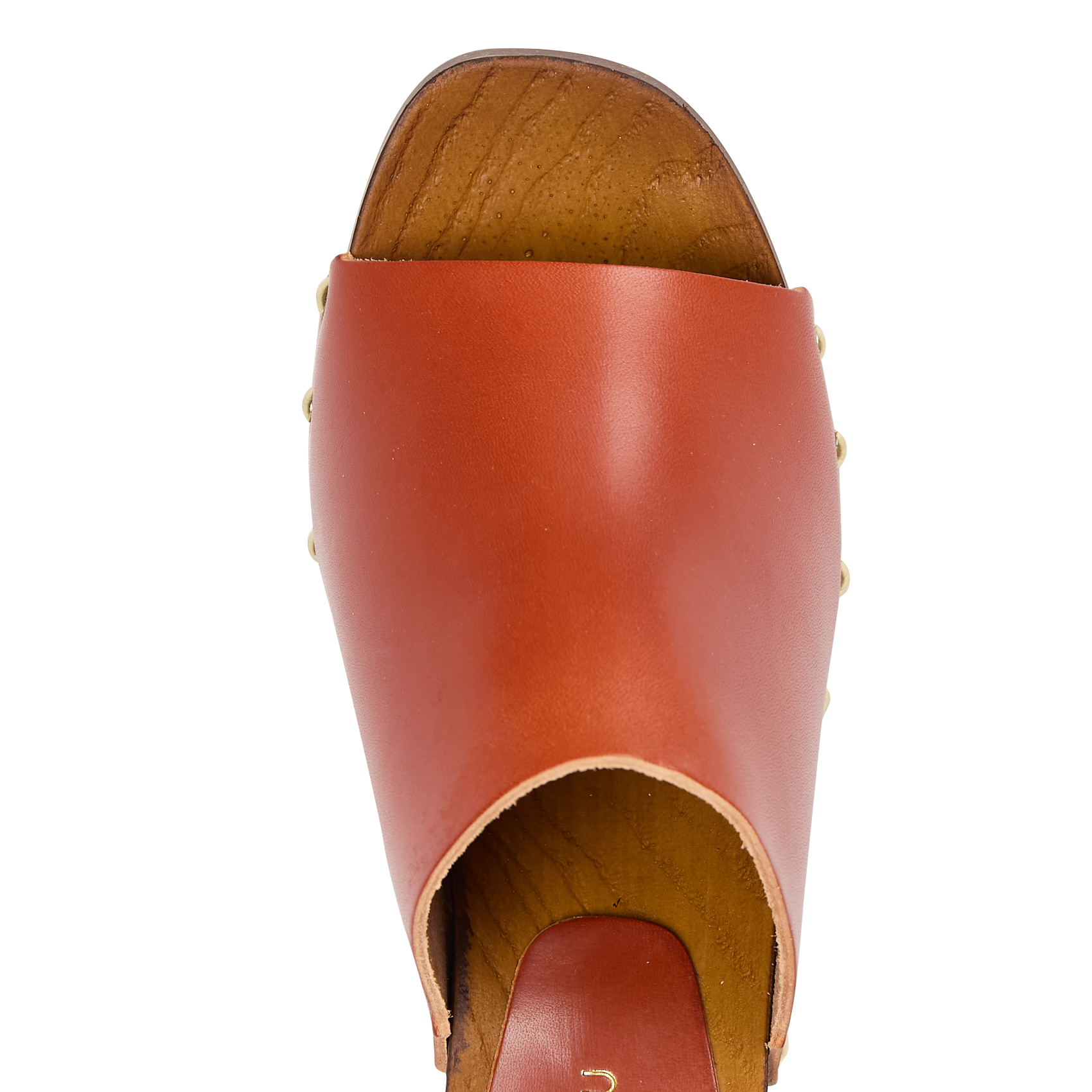 LYSANDRE - Mules en cuir | Marron