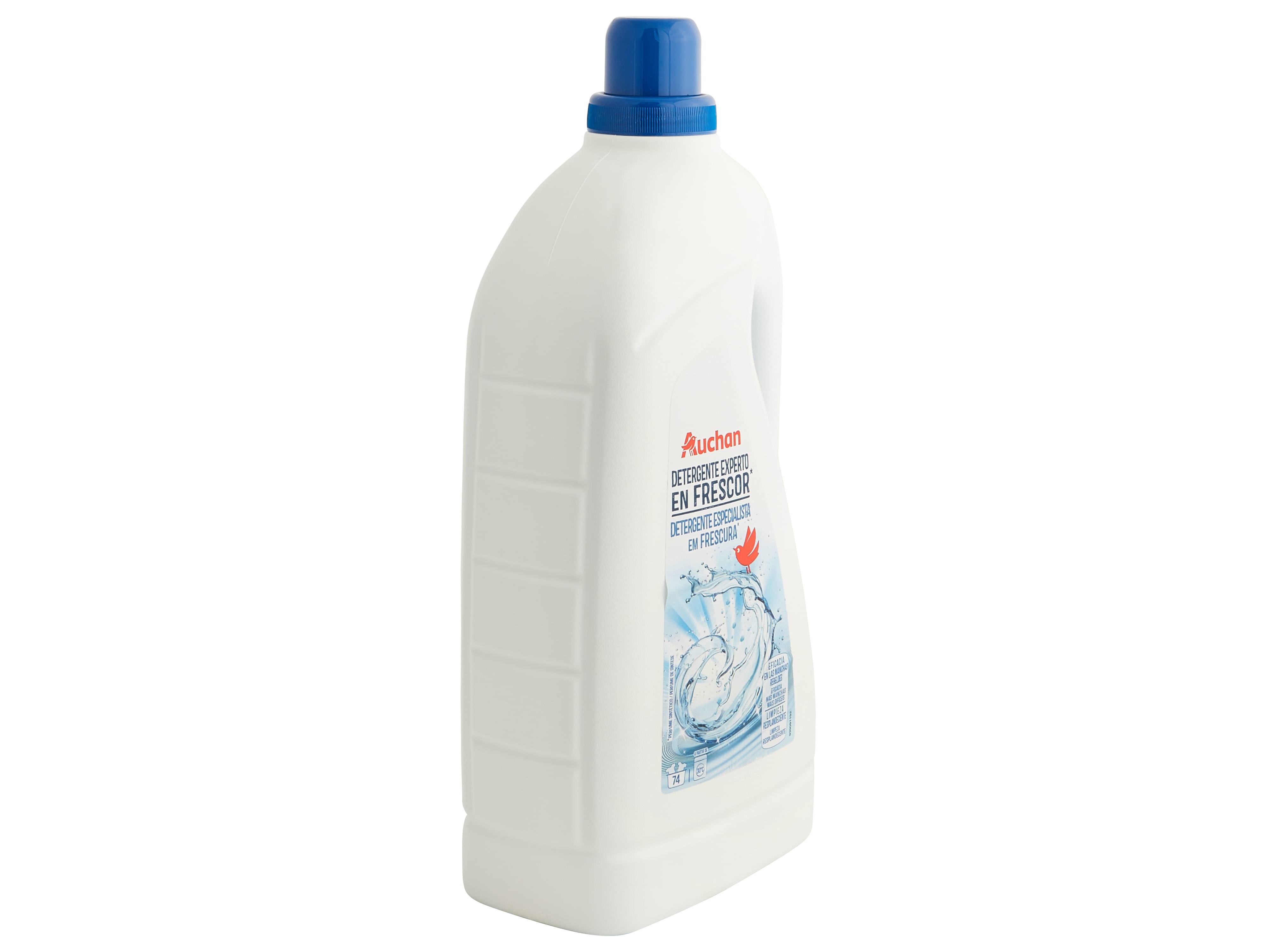 DETERGENTE ROUPA MÁQUINA LÍQUIDO AUCHAN FRESCURA 74 DOSES