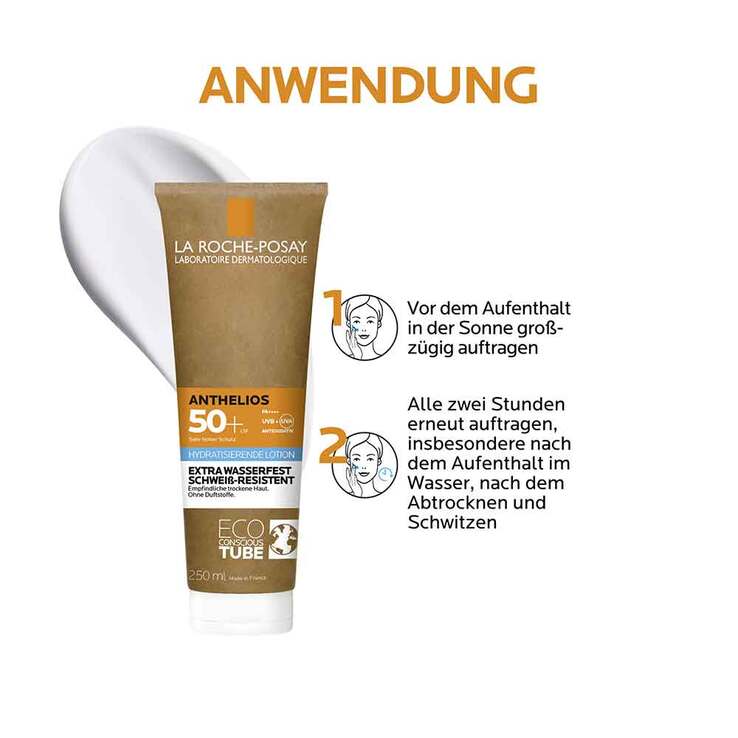 La Roche Posay Anthelios Milch LSF 50+ Papp-Tube, 250 ml