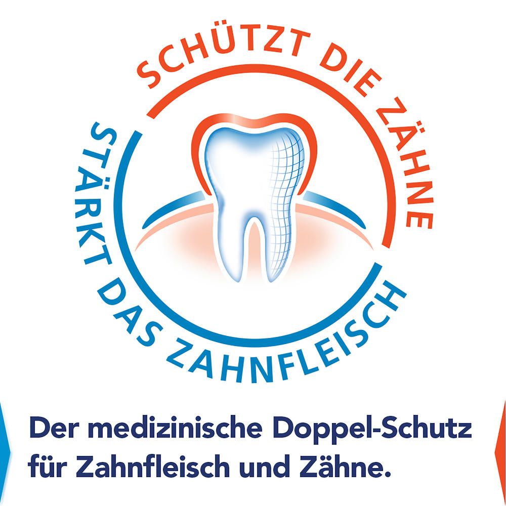 aronal und elmex Doppel-Schutz Zahncreme für Zahnfleisch und Zähne