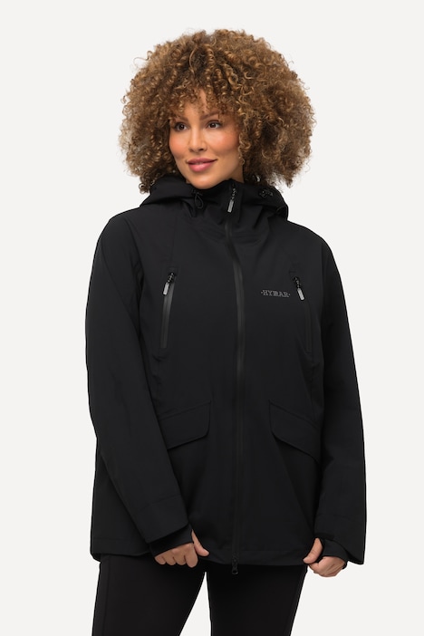 HYPRAR Funktionsjacke, wasserdicht, Kapuze, Daumenloch