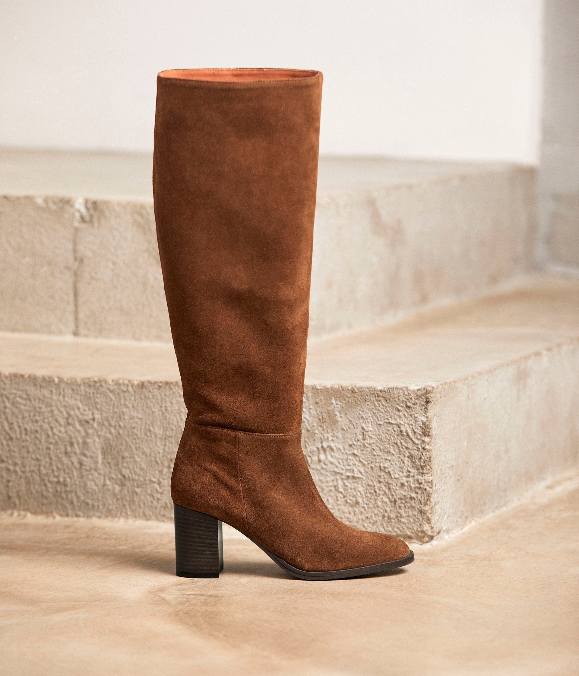 Bottes cuir velours Arwenn