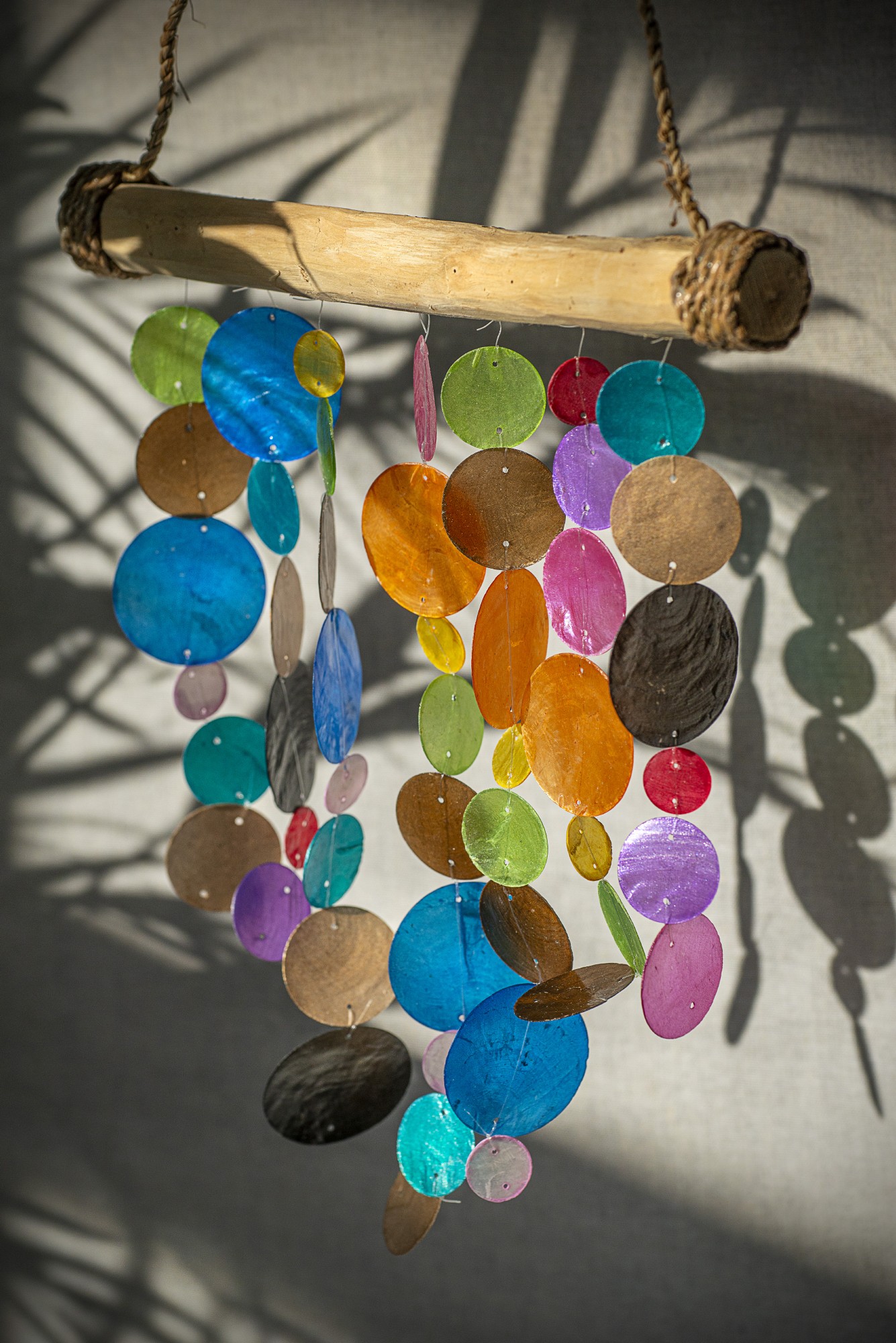 Windspiel 'Kreise' multicolor, H 36 cm, B 30 cm günstig bestellen