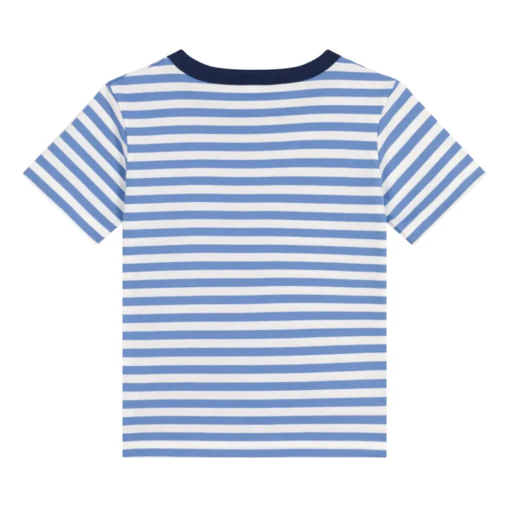 Petit Bateau T-shirt Matiko Rayé | Bleu