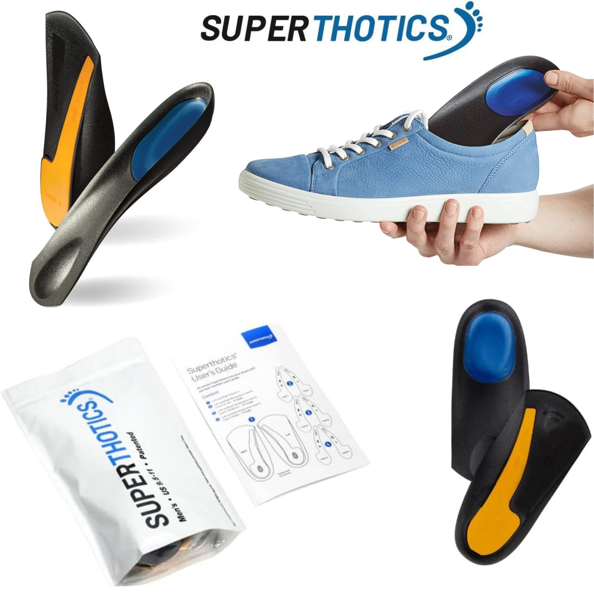Superthotics® Einlegesohlen orthopädisch - Schuheinlagen Superthotics