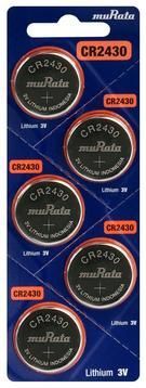 CR2430 Knoopcel Batterijen 5 Stuks