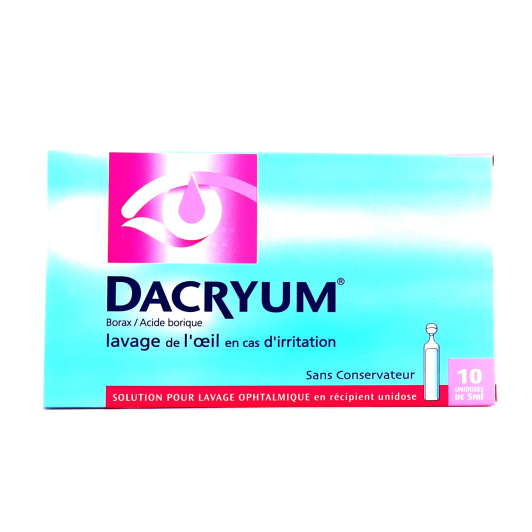 Dacryum Solution pour Lavage Ophtalmique