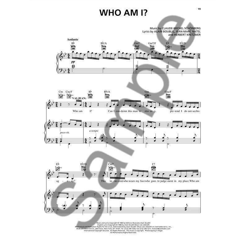 Wise Publications - Les Misérables (Selections From The Movie)