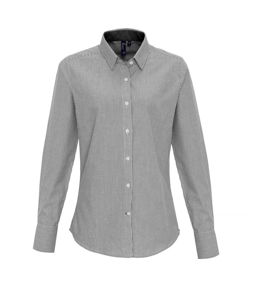 Premier - Blouse - Femme (Blanc / gris) - UTRW6593