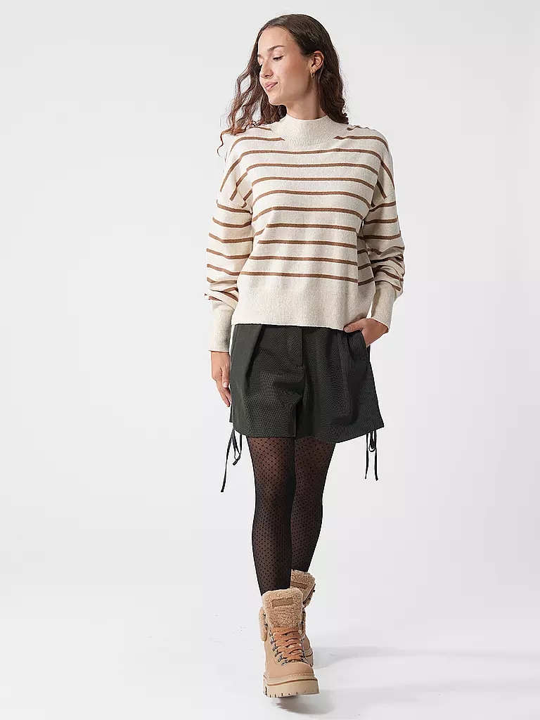 PENN&INK Rollkragenpullover creme