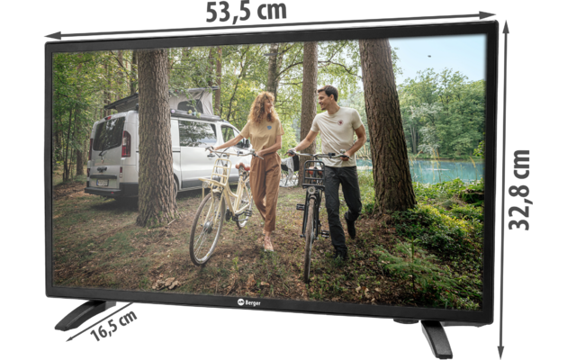Berger Classiq Smart LED Fernseher mit Triple-Tuner und 12 / 230 V