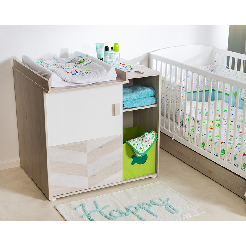 Commode 1 porte 2 niches - Augustin