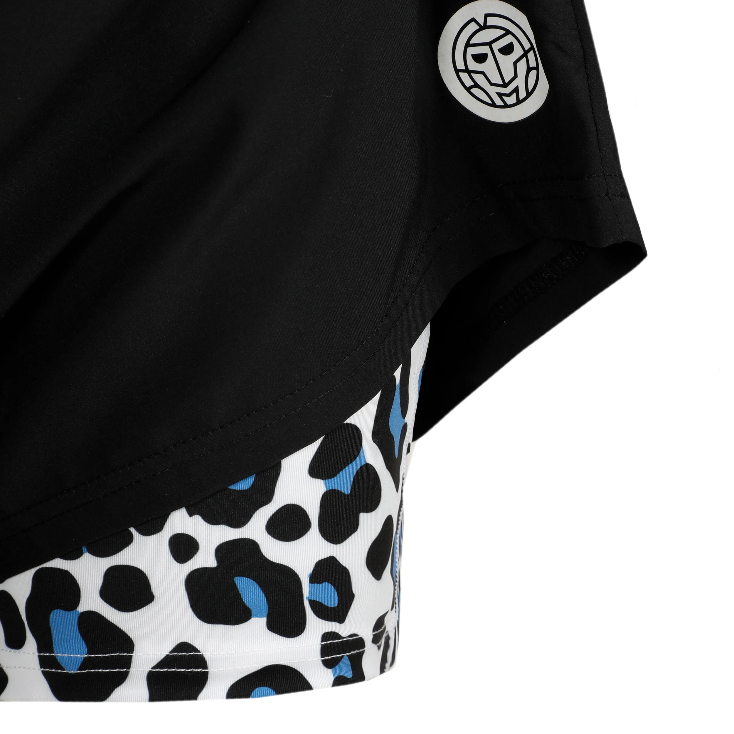 BIDI BADU Leoparty Styles Printed 2in1 Shorts Femmes - Noir