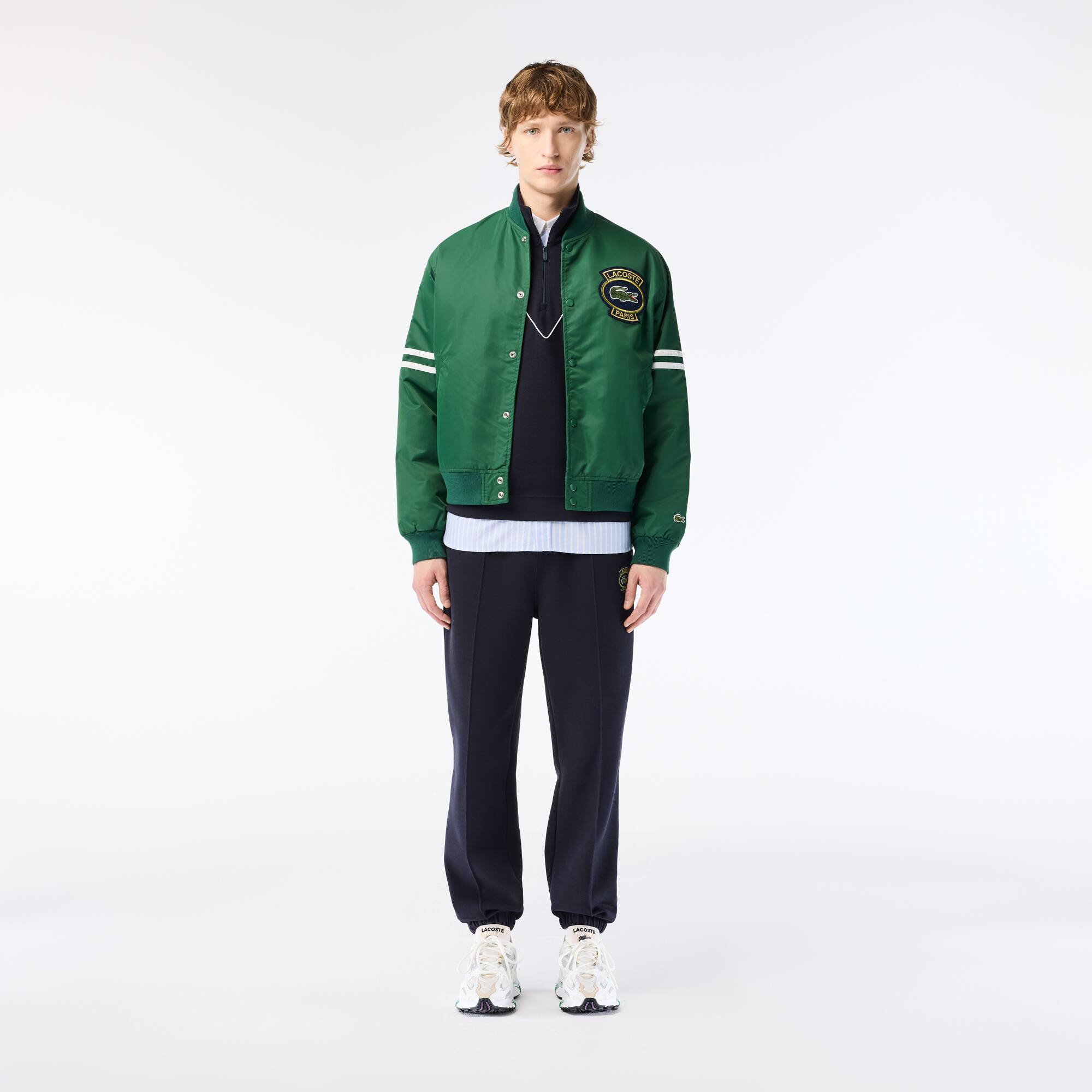 Pantalon de survêtement Jogger en double face piqué Pantalons de survêtement - Bleu - Lacoste - Homme