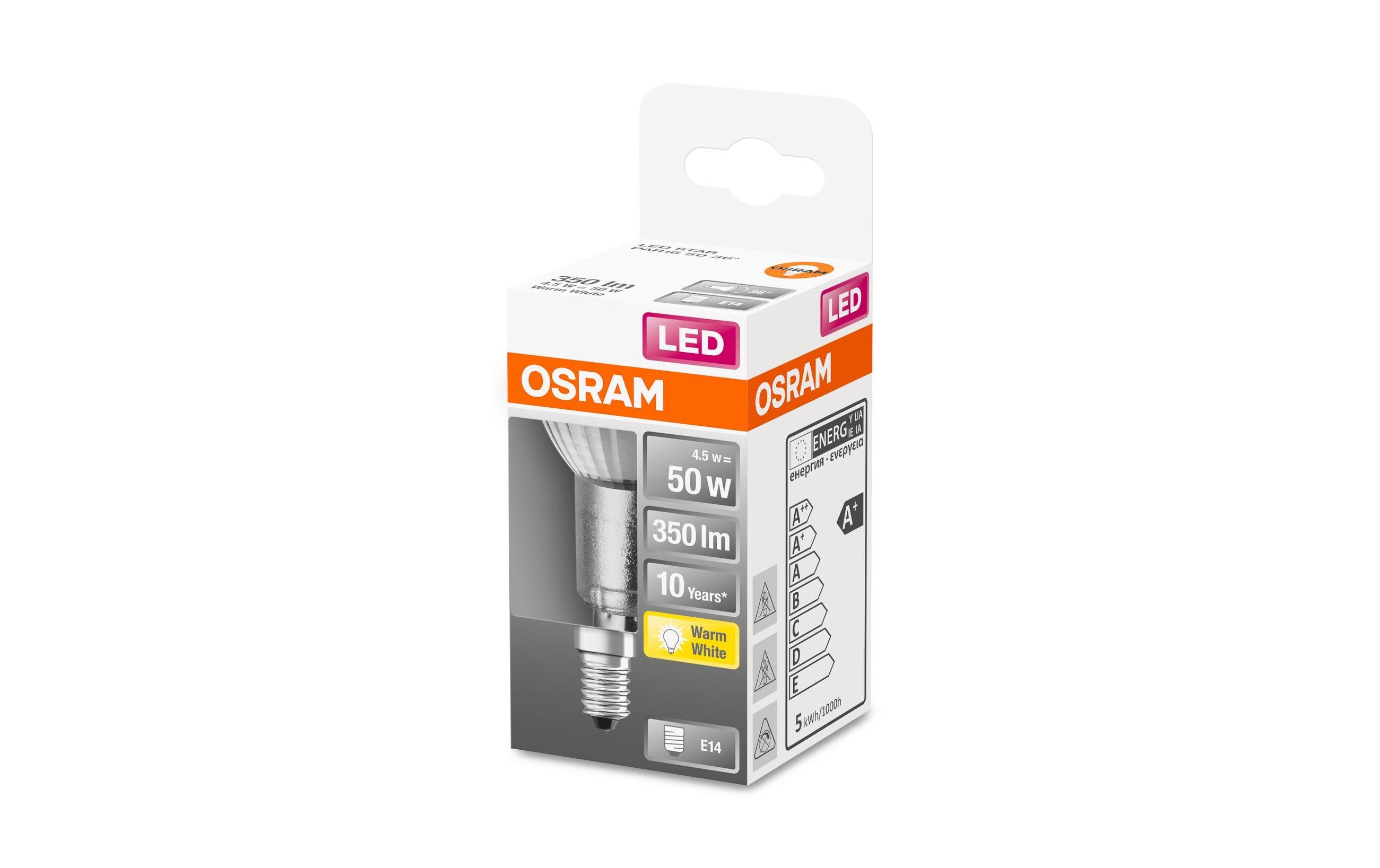 Lampe Star PAR16, 4.5W, E14 WarmweissLED-Reflektorlampe PAR16 mit Retrofit-Stecksockel