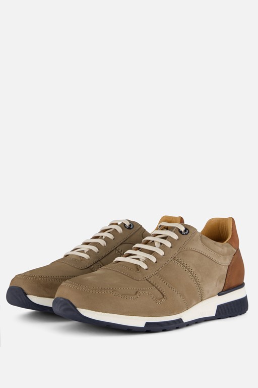 Van Lier Positano Sneakers taupe Nubuck