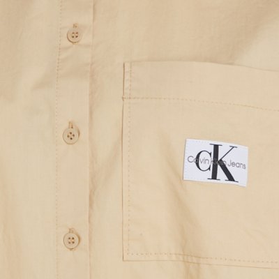 Chemise à manches longues femme Label Relaxed Shirt CALVIN KLEIN